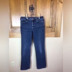 NYDJ 12 dark wash bootcut mom jeans